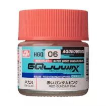 Mr. Hobby - AQUEOUS GUNDAM COLOR (10ml) GQuuuuuuX RED GUNDAM PINK-HGQ-06