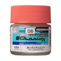 Mr. Hobby - AQUEOUS GUNDAM COLOR (10ml) GQuuuuuuX RED GUNDAM PINK-HGQ-06