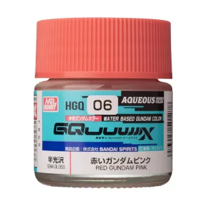 Mr. Hobby - AQUEOUS GUNDAM COLOR (10ml) GQuuuuuuX RED GUNDAM PINK-HGQ-06