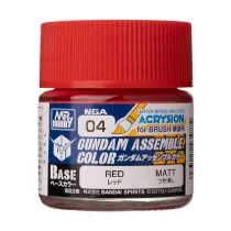 Mr. Hobby - Acrysion GUNDAM ASSEMBLE COLOR (Base Color) (10 ml) Red-NGA-04