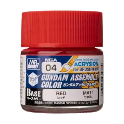 Mr. Hobby - Acrysion GUNDAM ASSEMBLE COLOR (Base Color) (10 ml) Red-NGA-04