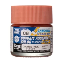 Mr. Hobby - Acrysion GUNDAM ASSEMBLE COLOR (Base Color) (10 ml) Char's Pink-NGA-06