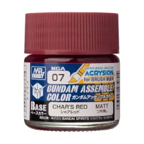 Mr. Hobby - Acrysion GUNDAM ASSEMBLE COLOR (Base Color) (10 ml) Char's Red-NGA-07