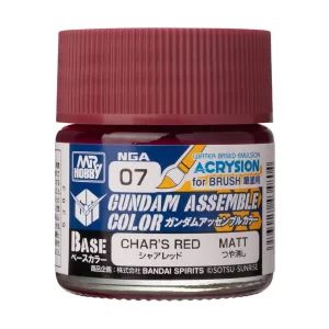 Mr. Hobby - Acrysion GUNDAM ASSEMBLE COLOR (Base Color) (10 ml) Char's Red-NGA-07