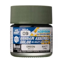 Mr. Hobby - Acrysion GUNDAM ASSEMBLE COLOR (Base Color) (10 ml) Green-NGA-09