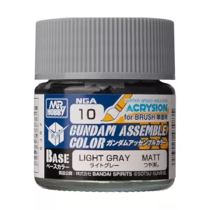 Mr. Hobby - Acrysion GUNDAM ASSEMBLE COLOR (Base Color) (10 ml) Light Gray-NGA-10