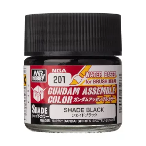 Mr. Hobby - Acrysion GUNDAM ASSEMBLE COLOR (Shade Color) (10 ml) Shade Balck-NGA-201