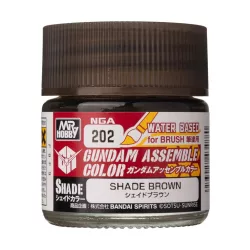 Mr. Hobby - Acrysion GUNDAM ASSEMBLE COLOR (Shade Color) (10 ml) Shade Brown-NGA-202