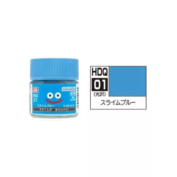 Mr. Hobby - AQUEOUS DRAGON QUEST COLOR (10ml) Slime Blue-HDQ-01