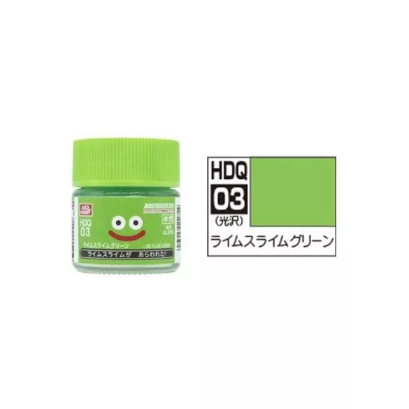 Mr. Hobby - AQUEOUS DRAGON QUEST COLOR (10ml) Lime Slime Green-HDQ-03
