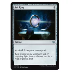 Magic: The Gathering - Single Sided Fleece Throw Blanket (45x60 Inch) - Sol Ring-SRE-CFB-MTG-SLRG-C