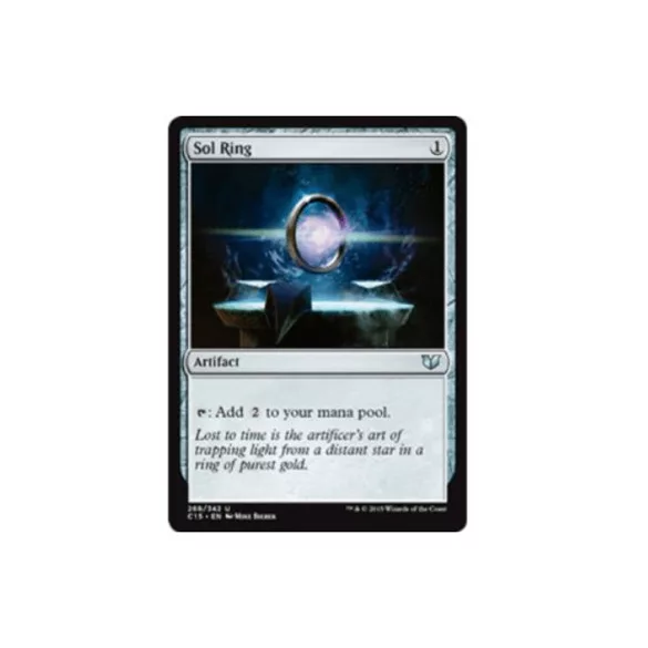 Magic: The Gathering - Single Sided Fleece Throw Blanket (45x60 Inch) - Sol Ring-SRE-CFB-MTG-SLRG-C