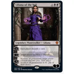 Magic: The Gathering - Single Sided Fleece Throw Blanket (45x60 Inch) - Liliana Of The Veil-SRE-CFB-MTG-LAVL-C