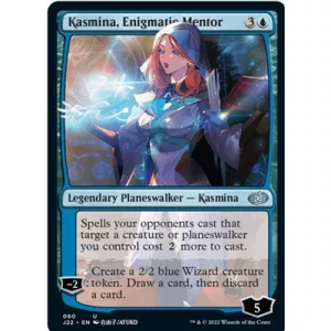 Magic: The Gathering - Single Sided Fleece Throw Blanket (45x60 Inch) - Kasmina, Enigmatic Mentor-SRE-CFB-MTG-KSEM-C