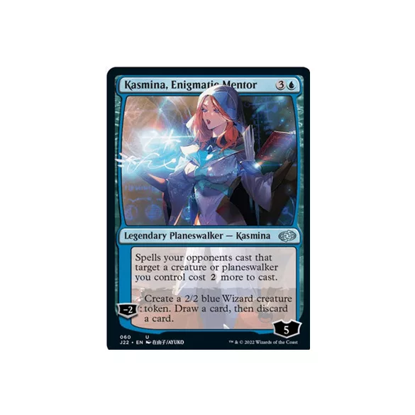 Magic: The Gathering - Single Sided Fleece Throw Blanket (45x60 Inch) - Kasmina, Enigmatic Mentor-SRE-CFB-MTG-KSEM-C