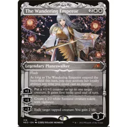Magic: The Gathering - Single Sided Fleece Throw Blanket (45x60 Inch) - The Wandering Emperor-SRE-CFB-MTG-EMPR-C