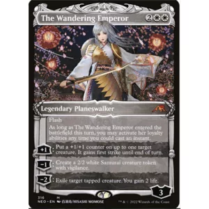 Magic: The Gathering - Single Sided Fleece Throw Blanket (45x60 Inch) - The Wandering Emperor-SRE-CFB-MTG-EMPR-C