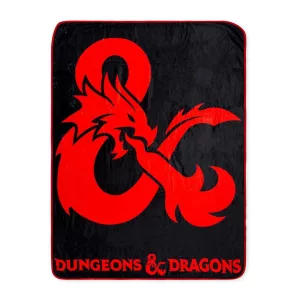 Dungeons & Dragons - Fleece Throw Blanket (45x60 Inch) - Logo-SRE-CFB-DND-AMRL-C