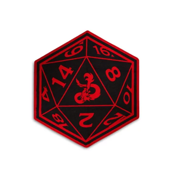 Dungeons & Dragons - Printed Area Rug (52x45 Inch) - Red D20-RBF-16489-C