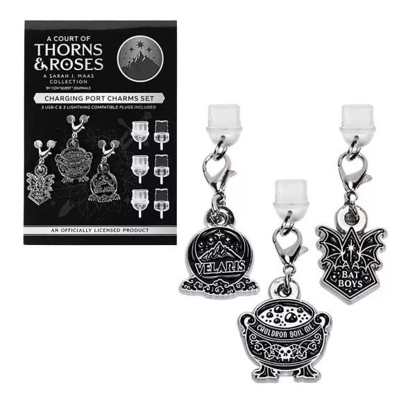 A Court Of Thorns and Roses - Charging Part Charms (Set of 3)-CQJ-CJ2356-C