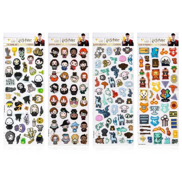 Harry Potter - Puffy Sticker Sheets (4-Pack) - Chibi-CQJ-CJ1763-C