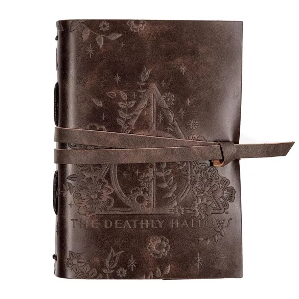 Harry Potter - Leather Wrap Journal - Deathly Hallows-CQJ-CJ1767-C