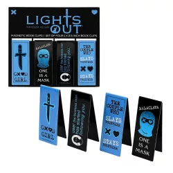 Lights Out - Magnetic Bookmarks (Set of 4)-CQJ-CJ1951-C