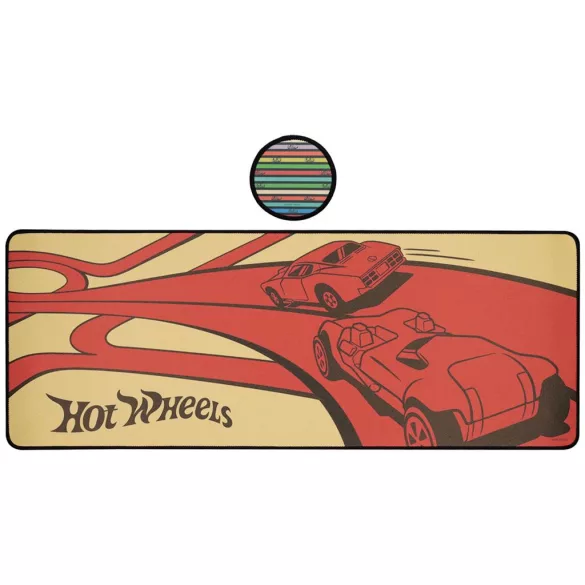 Hot Wheels™ - Desk Pad & Coaster Set-M-HW05