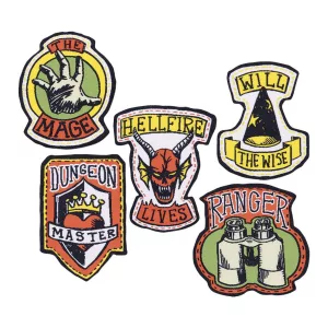 Stranger Things - Set of Five Fabric Patches-NFX-ST46