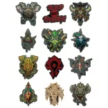 World of Warcraft - Horde Mystery Pin Badge CDU featuring 12 Blind Boxes-ABK-WOW10-CDU