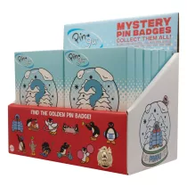 Pingu™ - Mystery Pin Badge CDU featuring 12 Blind Boxes-M-PGU05-CDU