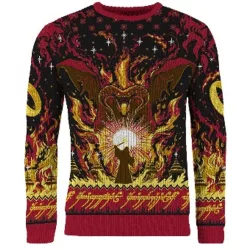 Lord of the Rings - Christmas Jumper (Size: XXXL) - Balrog-1201301