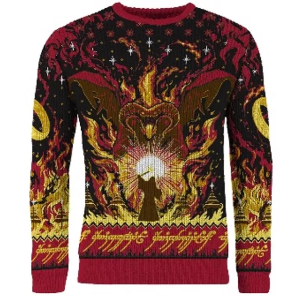 Lord of the Rings - Christmas Jumper (Size: XXXL) - Balrog-1201301