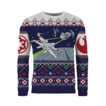 Star Wars - Christmas Jumper (Size L) - X-Wing v TIE Fighter-748217