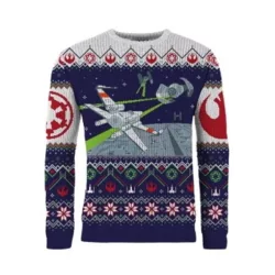 Star Wars - Christmas Jumper (Size XL) - X-Wing v TIE Fighter-748219