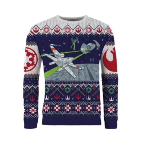 Star Wars - Christmas Jumper (Size XXXL) - X-Wing v TIE Fighter-748221