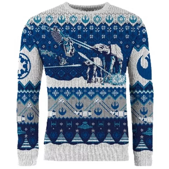 Star Wars - Christmas Jumper (Size: M) - AT-AT Assault-1201189