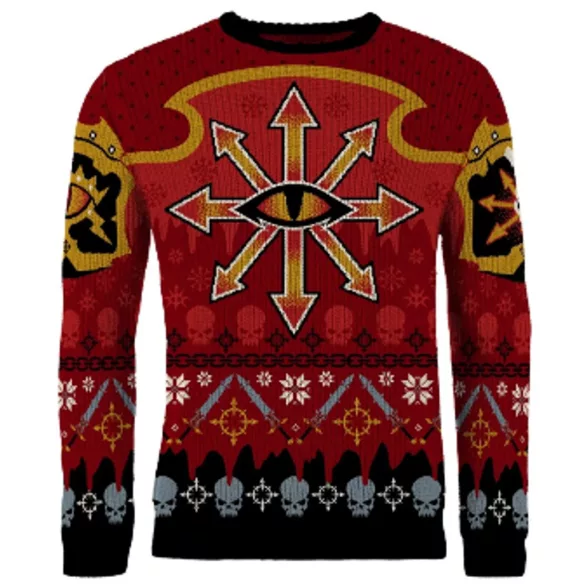 Warhammer 40,000 - Christmas Jumper (Size XXXL) - Chaos-1114949