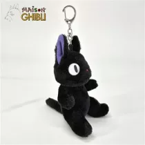 Kiki's Delivery Service - Nakayoshi Plush Keychain - Jiji-S-6204