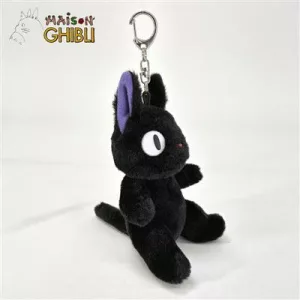 Kiki's Delivery Service - Nakayoshi Plush Keychain - Jiji-S-6204