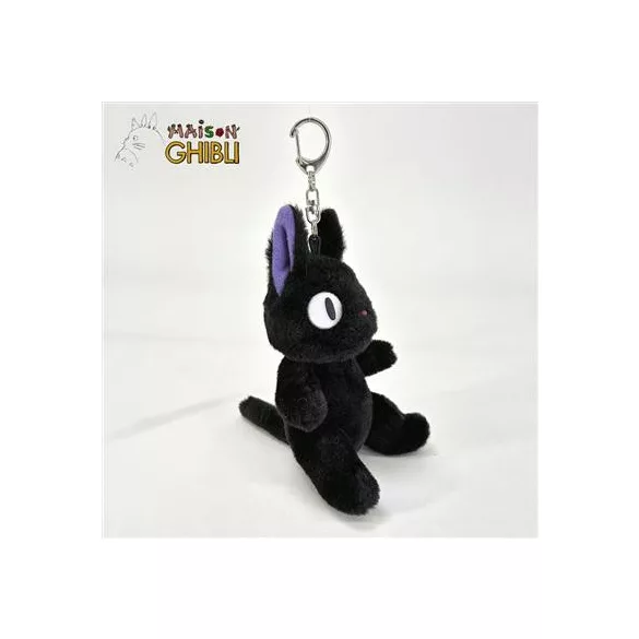 Kiki's Delivery Service - Nakayoshi Plush Keychain - Jiji-S-6204