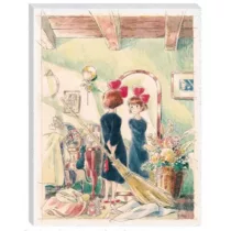 Kiki's Delivery Service - Canvas Art Jigsaw Puzzle (366 Pieces) - Kiki in front of her Mirror-ENSKY-52411