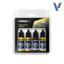 Vallejo True Metallic Metal Radiant Yellow Paint Set (4)-77259