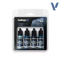 Vallejo True Metallic Metal Ultramarine Blue Paint Set (4)-77263