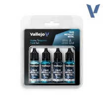 Vallejo True Metallic Metal Hydra Turquoise Paint Set (4)-77264