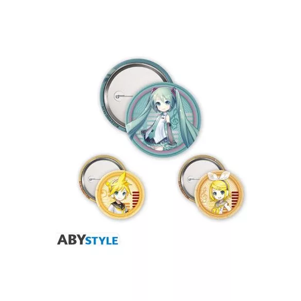 Hatsune Miku - Badge Pack - Miku & Friends-ABYACC626