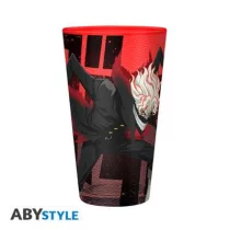 Dan Da Dan - Large Glass (400ml) - Okarun & Granny Turbo-ABYVER324