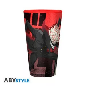 Dan Da Dan - Large Glass (400ml) - Okarun & Granny Turbo-ABYVER324