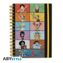 One Piece - A5 Spiral Notebook - Young Straw Hat Crew-ABYNOT164