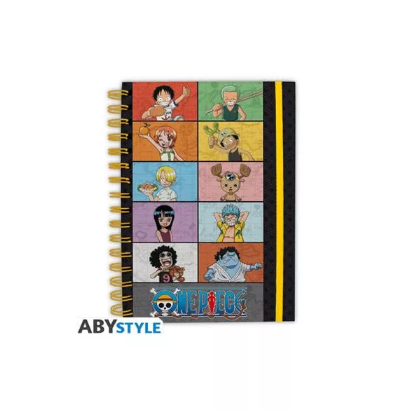One Piece - A5 Spiral Notebook - Young Straw Hat Crew-ABYNOT164